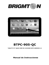 Brigmton BTPC-905 QC Manual de usuario