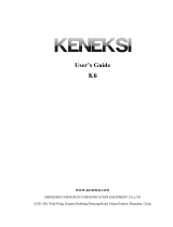 KENEKSI K6 Guía del usuario