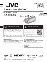 JVC GZ-R560 Instrucciones de operación