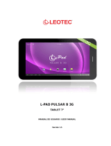 Leotec L-Pad Pulsar B 3G Manual de usuario