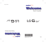 LG G G Stylo Metro PCS Guía de inicio rápido