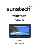 Sunstech Tab 107 QCBT Manual de usuario