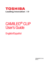 Toshiba Camileo Clip Guía del usuario
