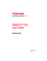 Toshiba Camileo S30 El manual del propietario