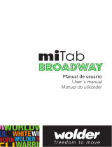 Wolder miTab Broadway Manual de usuario