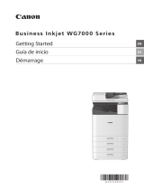 Canon WG7250F Multifunction Printer Guía de inicio rápido