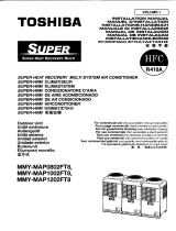 Toshiba Super Hrm (MMY-MAP0802FT8 | MMY-MAP1002FT8 | MMY-MAP1202FT8) El manual del propietario