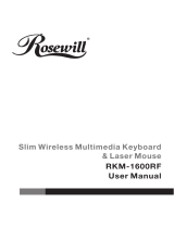 Rosewill RKM-1600RF Manual de usuario