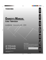 Toshiba 27D46 Guía del usuario
