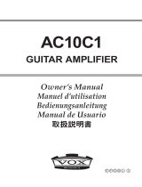 Vox AC10C1 El manual del propietario