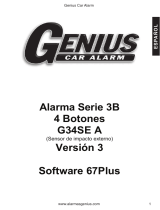Genius Car Alarm Alarma Genius G34-Se El manual del propietario