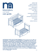 mothercare Bloomsbury Cot Bed Guía del usuario