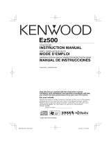 Kenwood EZ500 - Radio / CD Manual de usuario