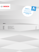 Bosch BBH87POW1/08 Guía del usuario