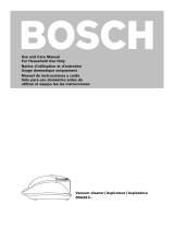Bosch Vacuum Cleaner Manual de usuario