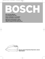 Bosch Vacuum cleaner, floor models Manual de usuario