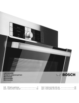 Bosch Microwave Manual de usuario