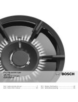 Bosch Gas hob with integrated controls Manual de usuario