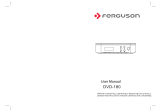 Ferguson DVD-180 DVD Player Full HD El manual del propietario