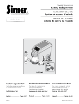 Simer A5300 Battery Backup System El manual del propietario