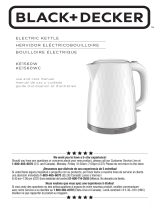 Black & Decker KE1560W Manual de usuario