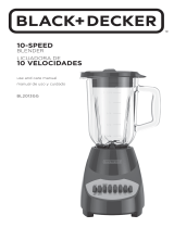 Black & Decker Blender 10-Speed Manual de usuario