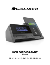 Caliber HCG012QIDAB-BT El manual del propietario