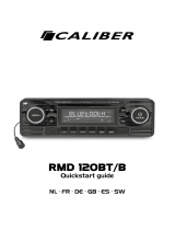 Caliber RMD120BT-B Guía de inicio rápido
