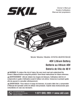 Skil BY8705-00 PWRCore 40 2.5Ah 40V Lithium Battery El manual del propietario