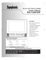 Symphonic SC720FDF Manual de usuario