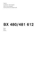 Gaggenau BX481612 Guía de instalación