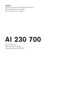 Gaggenau AI 230 700 Guía de instalación
