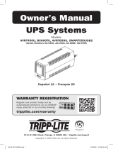 Tripp Lite AVRT450U, AVRT65OU & SMART550USB2 UPS Systems El manual del propietario