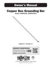 Tripp Lite SRGROUND SmartRack Grounding Bar El manual del propietario