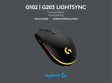 Logitech G203 Prodigy Gaming Mouse - Setup Guide Manual de usuario