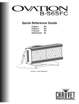 Chauvet Professional OVATION B-565FC Guia de referencia