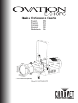 Chauvet Professional Ovation E-910FC Guia de referencia
