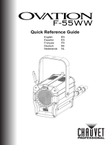 Chauvet Professional OVATION F-55WW Guia de referencia