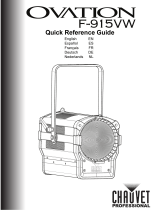 Chauvet Professional OVATION F-915VW Guia de referencia