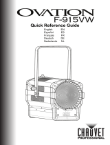 Chauvet Ovation P-95VW Guia de referencia