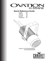 Chauvet Professional Ovation H-55WW Guia de referencia