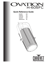 Chauvet Professional Ovation H-605FC Guia de referencia