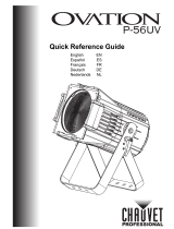 Chauvet Professional Ovation P-56UV Guia de referencia