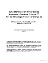 Schumacher Electric DSR141 Jump Starter and DC Power Source El manual del propietario