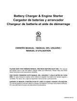Schumacher 101-12 DSR131 Battery Charger & Engine Starter FR01336 Battery Charger & Engine Starter El manual del propietario