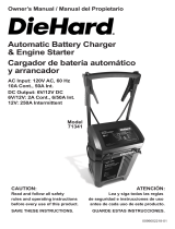 Schumacher Electric DieHard 71341 Automatic Battery Charger & Engine Starter El manual del propietario