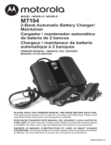 Schumacher Motorola MT194 2-Bank Automatic Battery Charger/Maintainer El manual del propietario