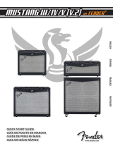 Fender Mustang 3-5 V.2 Quick Start El manual del propietario