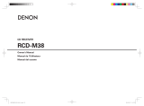 Denon D-M38 El manual del propietario
