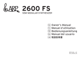 Korg ARP 2600 FS El manual del propietario